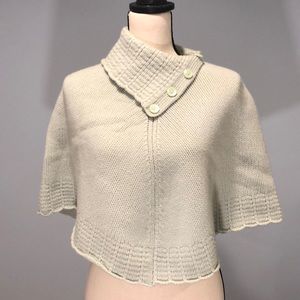 Mint Green Sweater Cape